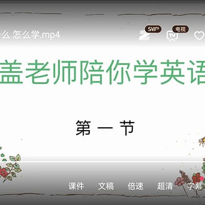 2024盖老师陪你学英语语法课119节【完结】