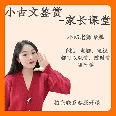 小郑老师作文+文言文+小古文视频课【完结】