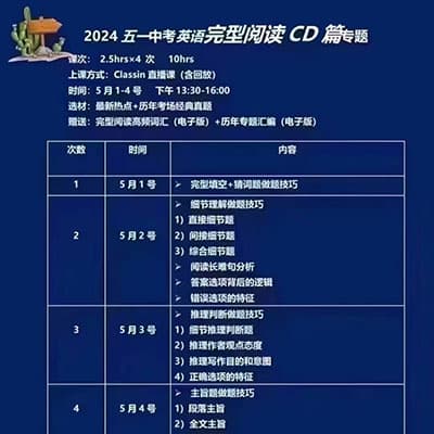 2024中考英语完型阅读+英语作文专题【完结】