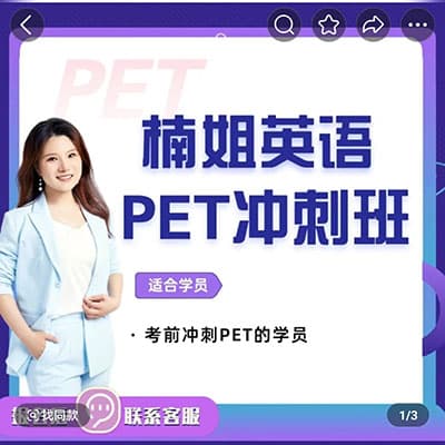 楠姐PET冲刺课 英语视频课【完结】