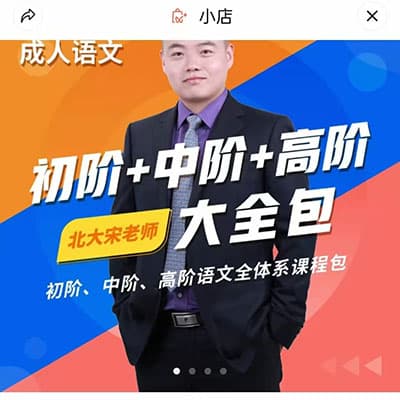 北大宋老师小初高语文家长课堂【完结】价值5399