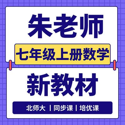  朱老师七上初中数学北师大同步+培优（新教材）